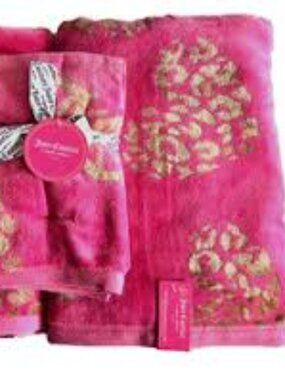 Juicy Couture 20 piece bubblegum Pink Bath Set